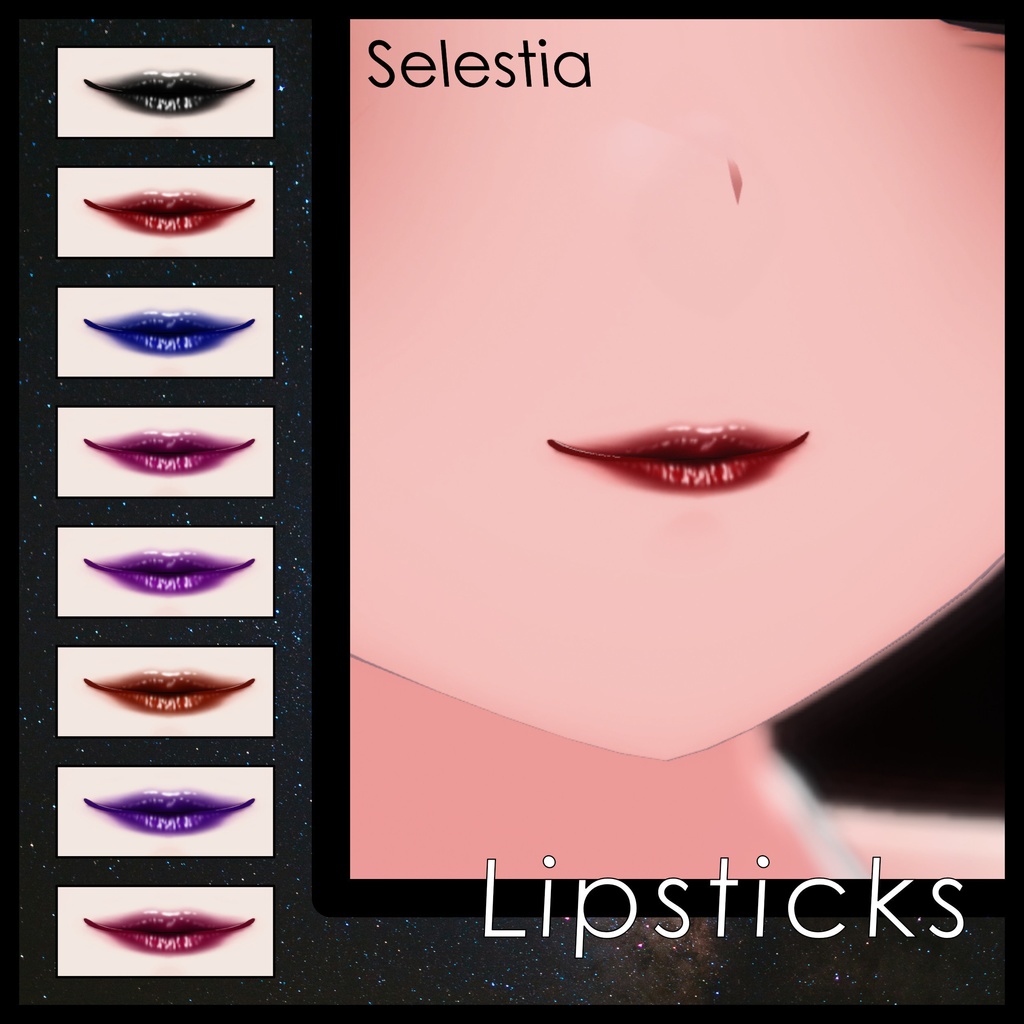 Update [Cazalis / カザリス] [Misaki / 海咲] [Mayo / まよ] [Kumaly / クマリ] [Euphorika / ユーフォリカ] ! [21 Avatars] Void Bringer Eyes and Make Up Textures 缩略图 17