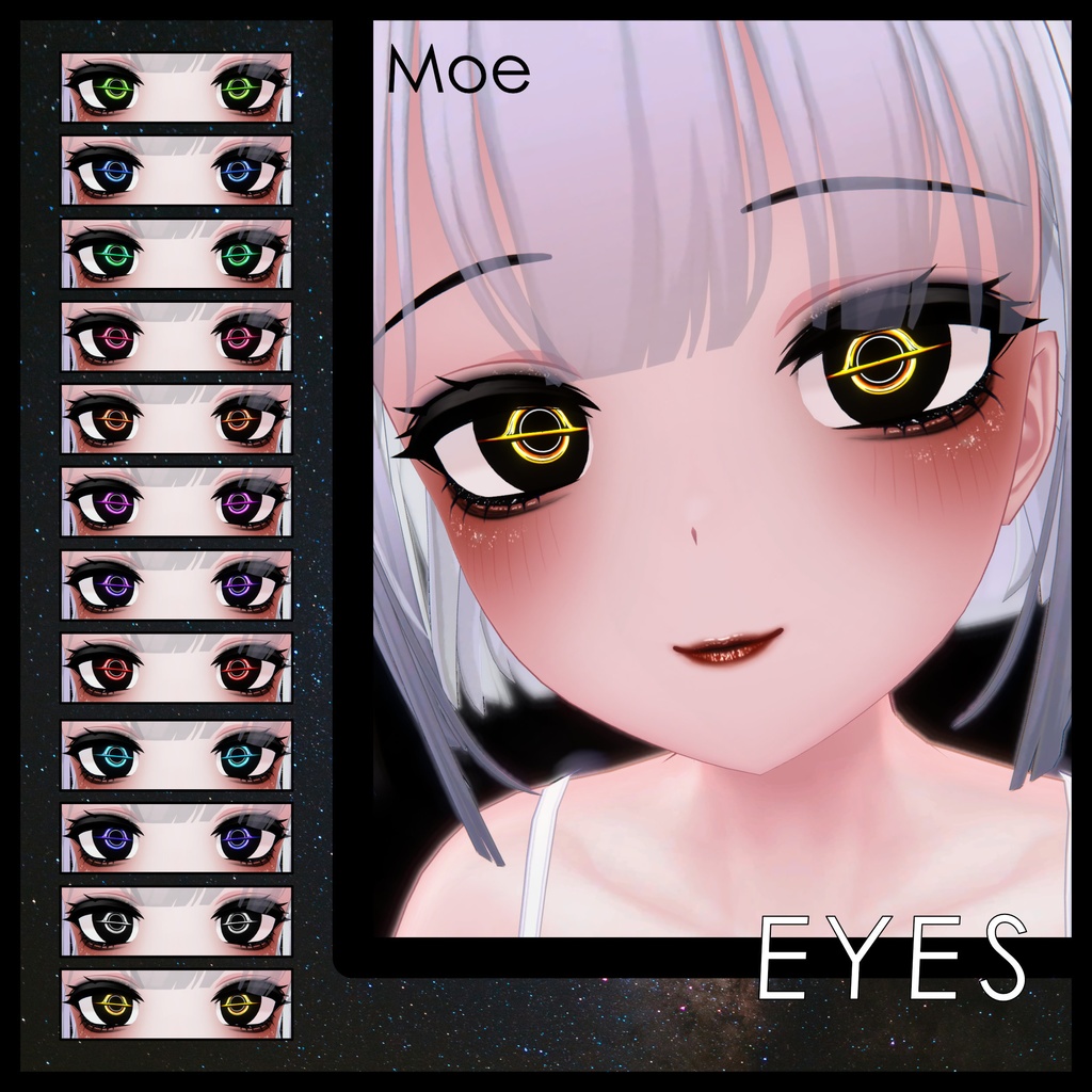 Update [Cazalis / カザリス] [Misaki / 海咲] [Mayo / まよ] [Kumaly / クマリ] [Euphorika / ユーフォリカ] ! [21 Avatars] Void Bringer Eyes and Make Up Textures 缩略图 14
