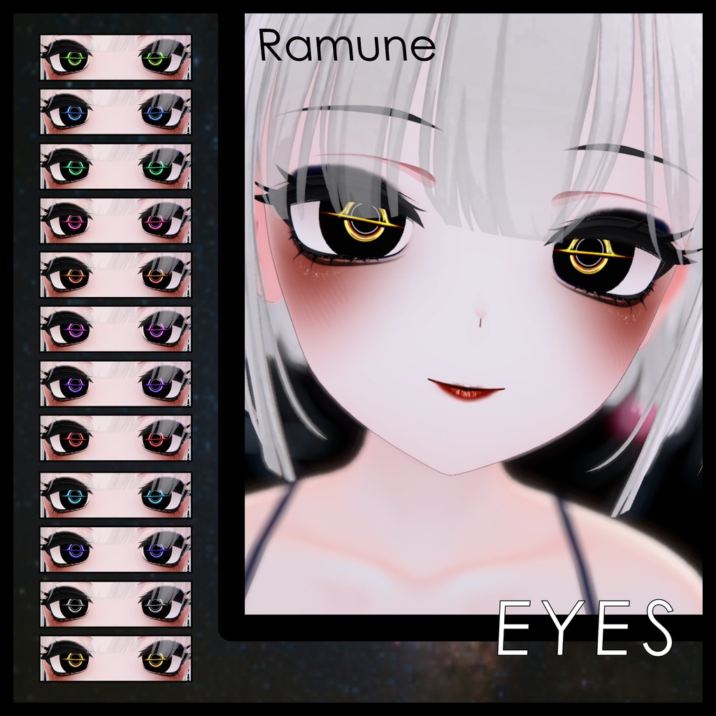 Update [Cazalis / カザリス] [Misaki / 海咲] [Mayo / まよ] [Kumaly / クマリ] [Euphorika / ユーフォリカ] ! [21 Avatars] Void Bringer Eyes and Make Up Textures 缩略图 34