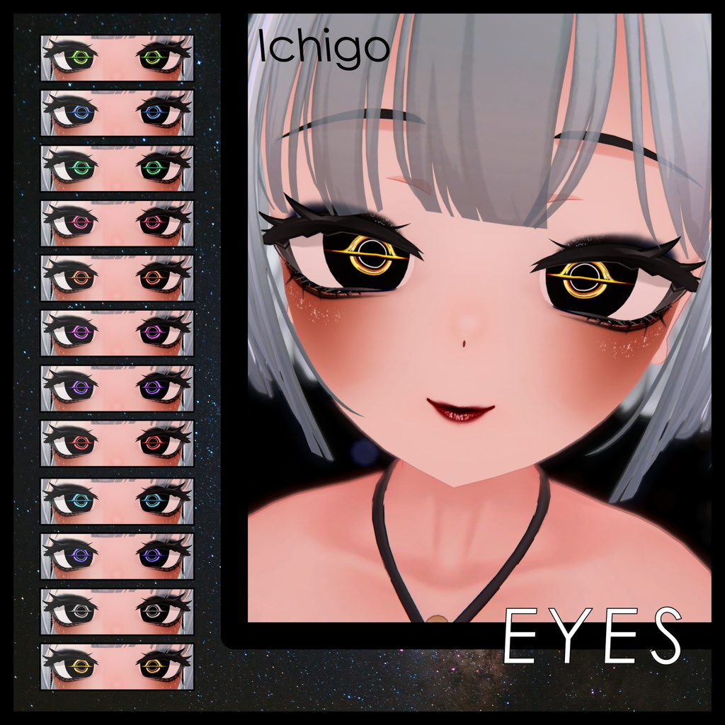 Update [Cazalis / カザリス] [Misaki / 海咲] [Mayo / まよ] [Kumaly / クマリ] [Euphorika / ユーフォリカ] ! [21 Avatars] Void Bringer Eyes and Make Up Textures 缩略图 26