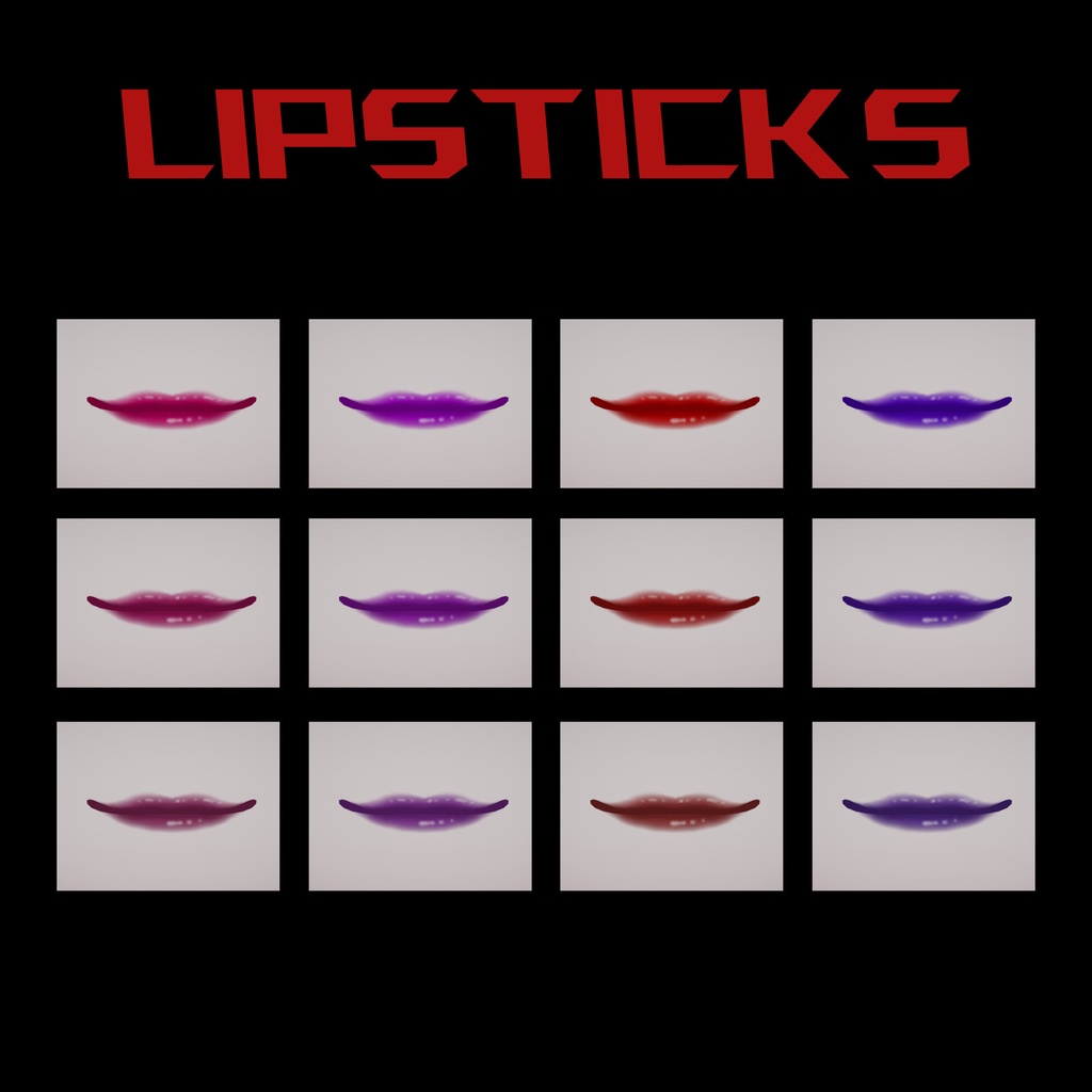 [8 Avatars] Ghoul Eyes and Make Up Textures 缩略图 4