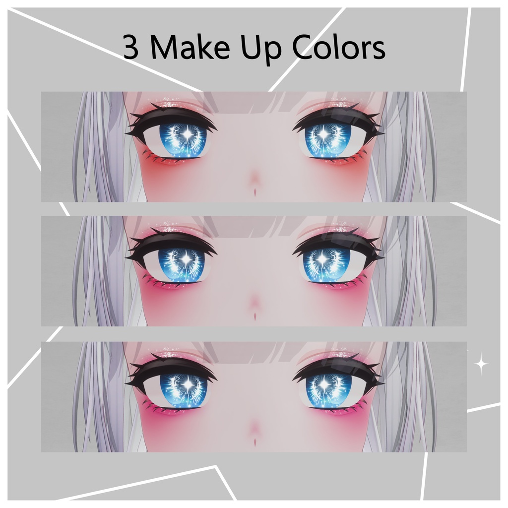 [9 Avatars] Etoile Polaire Eyes and Make Up Textures 缩略图 4