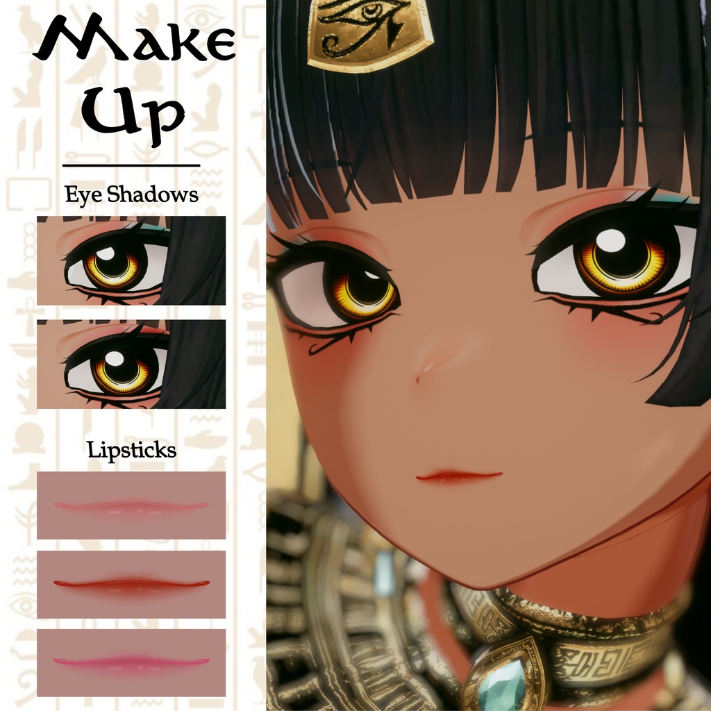 Update [Mayo / まよ] ! [15 Avatars] Kemet Eyes and Make Up Textures 缩略图 3