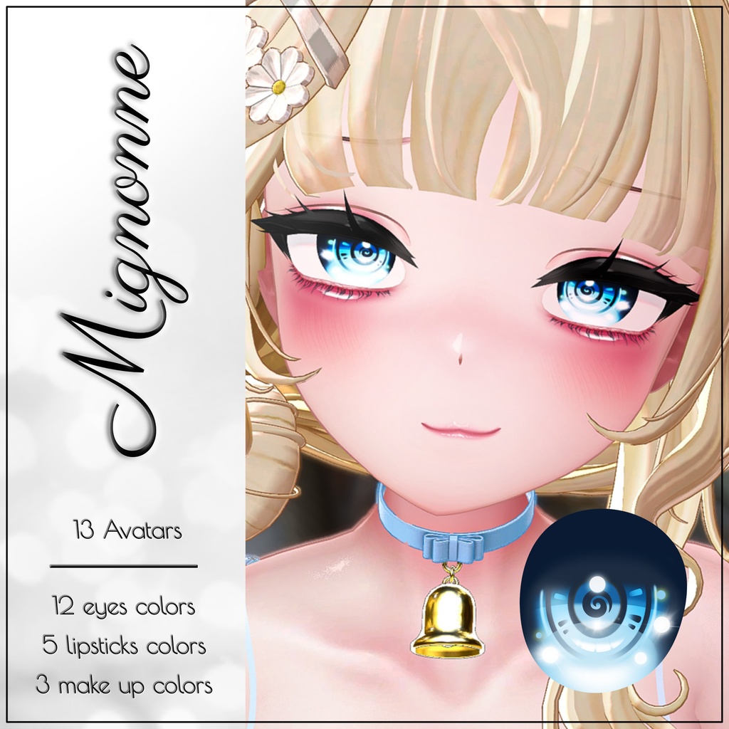 Update [Mayo / まよ] ! [13 Avatars] Mignonne Eyes and Make Up Textures
