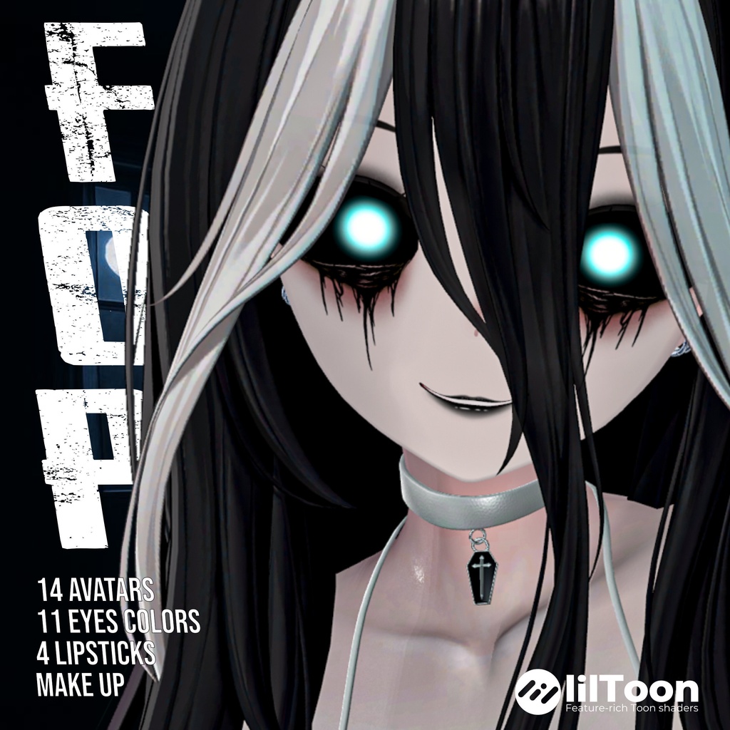 [14 Avatars] "Feeling of Presence" Eyes and Make Up Textures