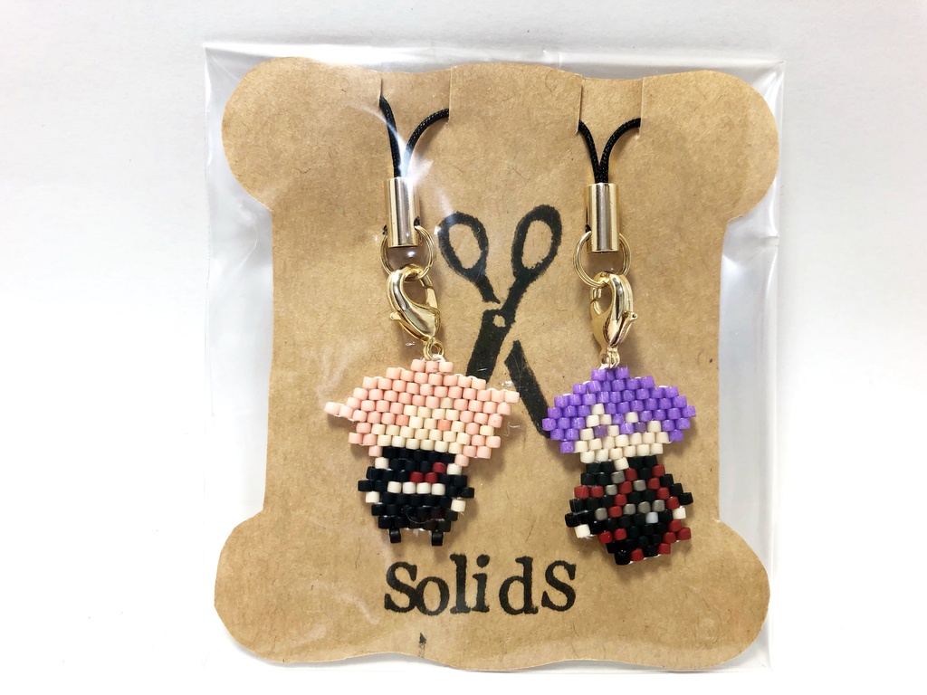 SolidS ブローチorキーホルダー