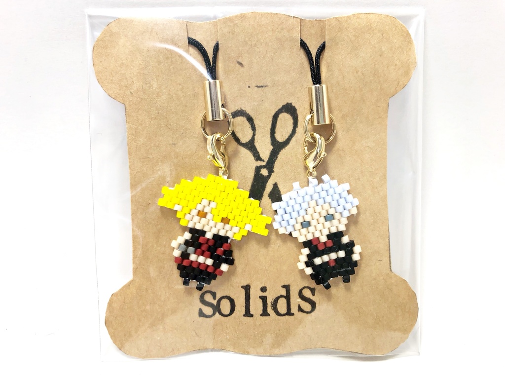 SolidS ブローチorキーホルダー