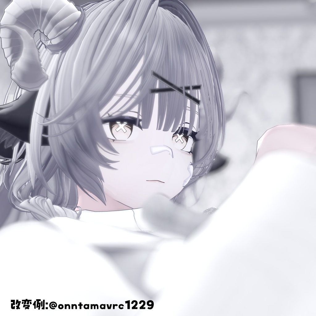 オリジナル3Dモデル「ばつ」