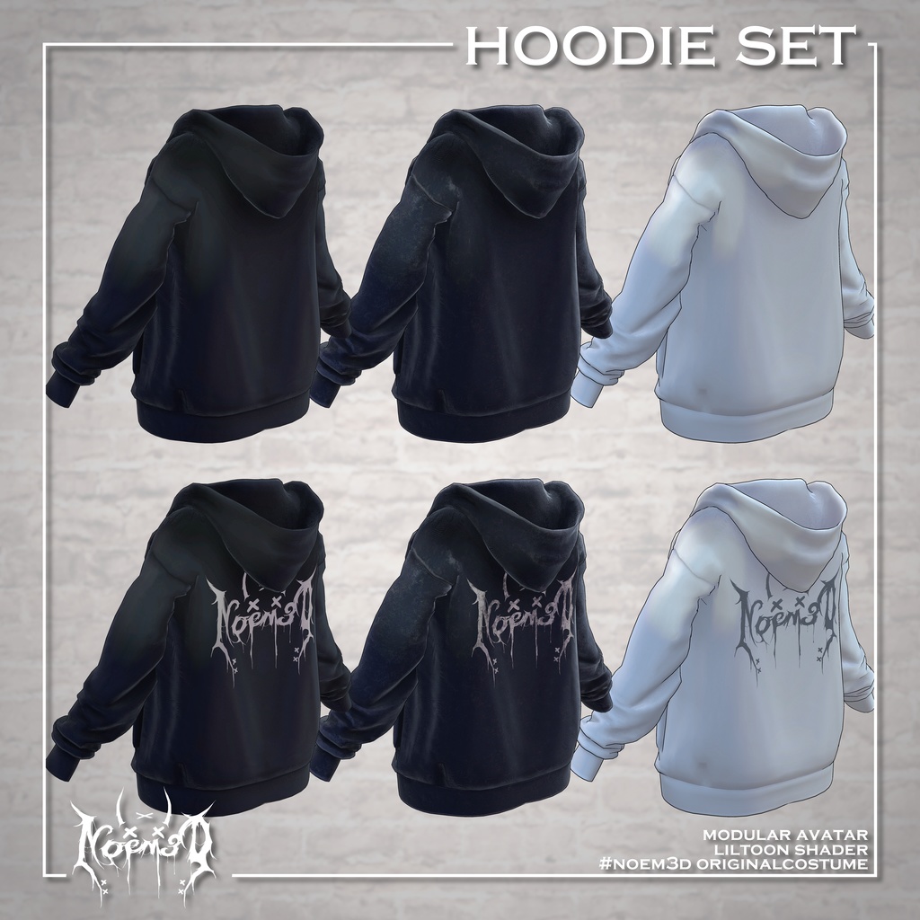 Hoodie set(19アバター対応)