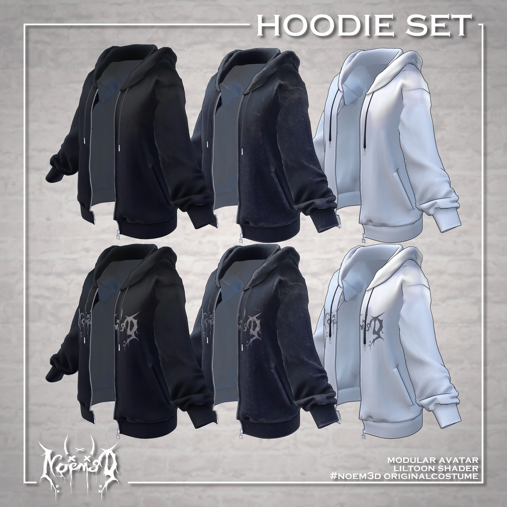 Hoodie set(19アバター対応)