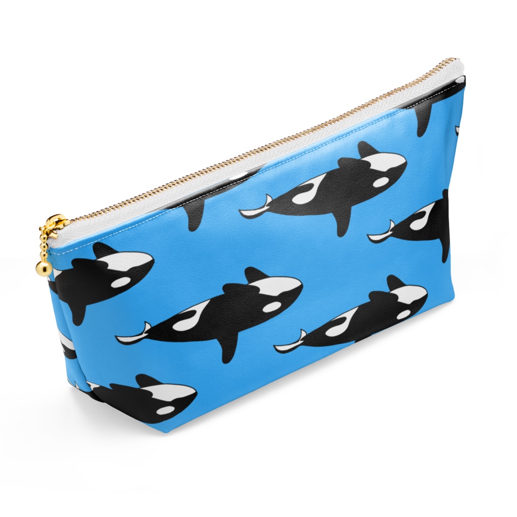 【受注生産】シャチの背泳ぎポーチB