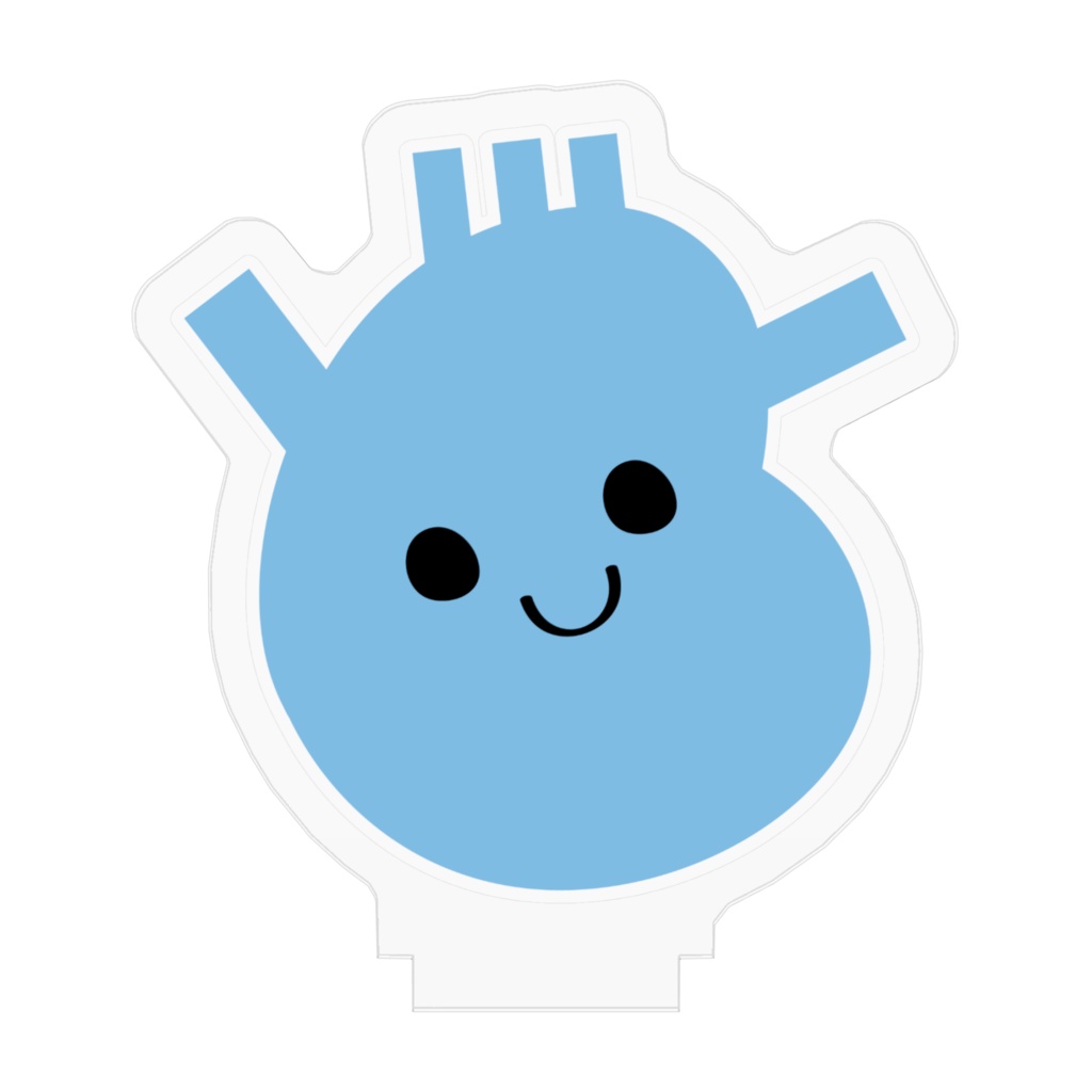 心臓のアクリルスタンド