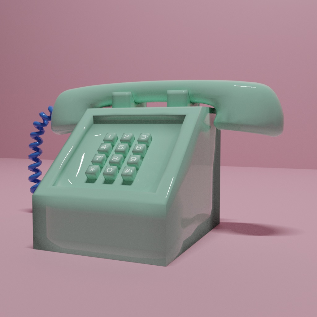 昭和レトロな電話機