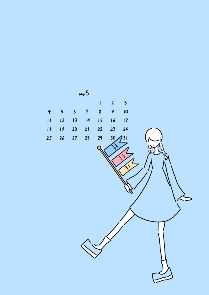 mihokoのカレンダー202505