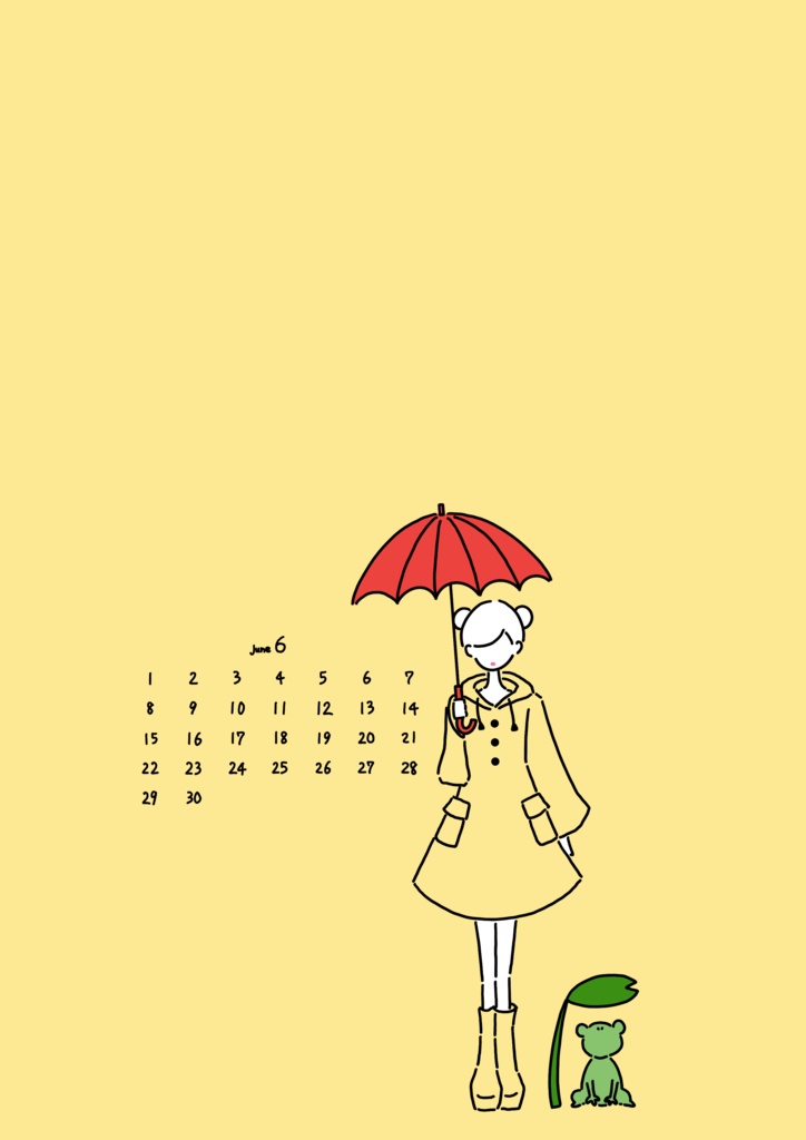 mihokoのカレンダー202506