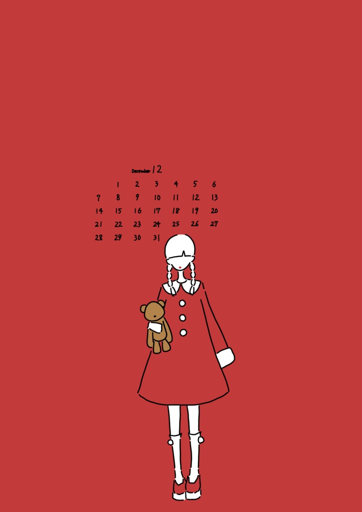 mihokoのカレンダー202512