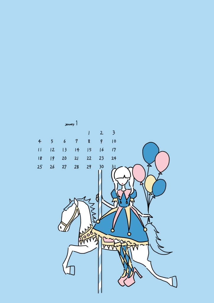 mihokoのカレンダー202601