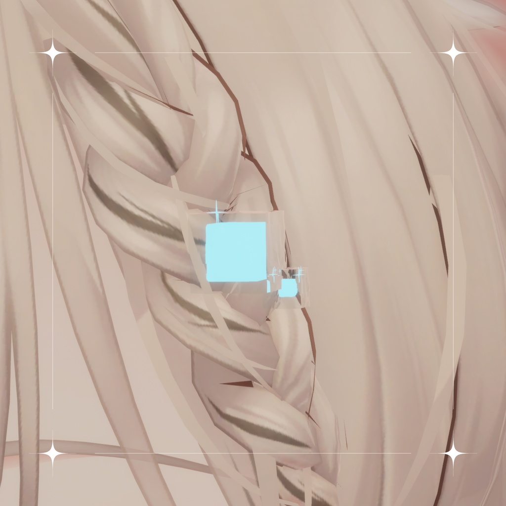 【無料/VRChat想定】Ís hárskraut