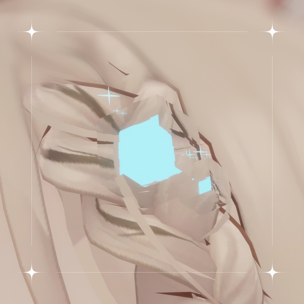 【無料/VRChat想定】Ís hárskraut