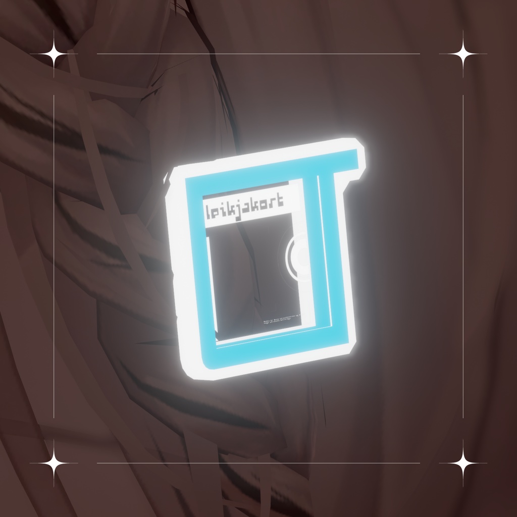 【無料/VRChat想定】leikjakort