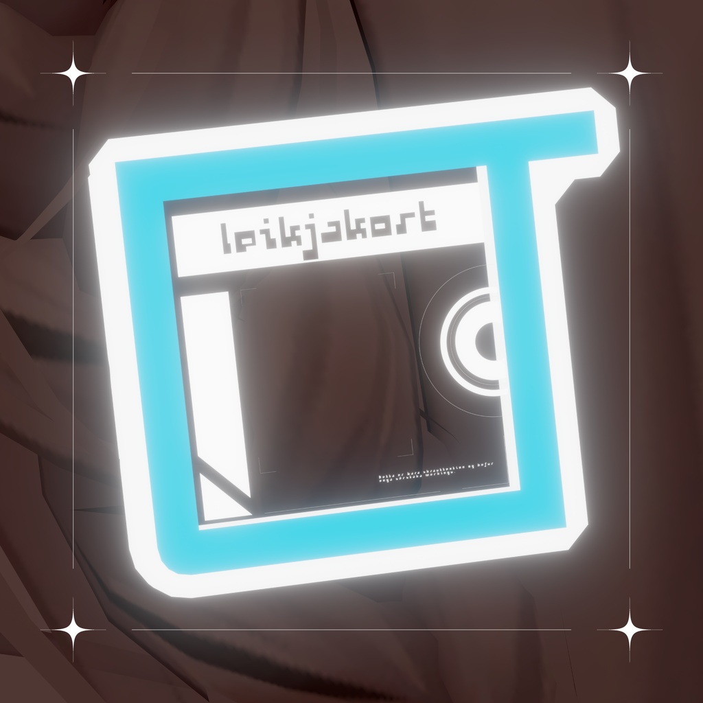 【無料/VRChat想定】leikjakort