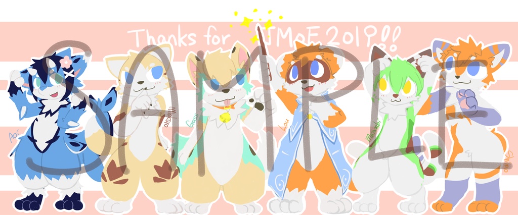 公開中 JMoF2019琉宇くんと仲間たちマグカップ(+Grass ver.)