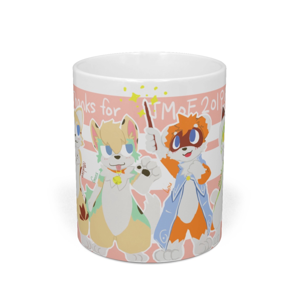 公開中 JMoF2019琉宇くんと仲間たちマグカップ(+Grass ver.)