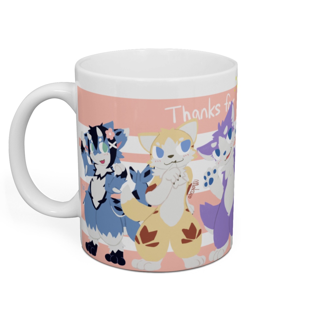 JMoF2019琉宇くんと仲間たちマグカップ(+Ametis ver.)