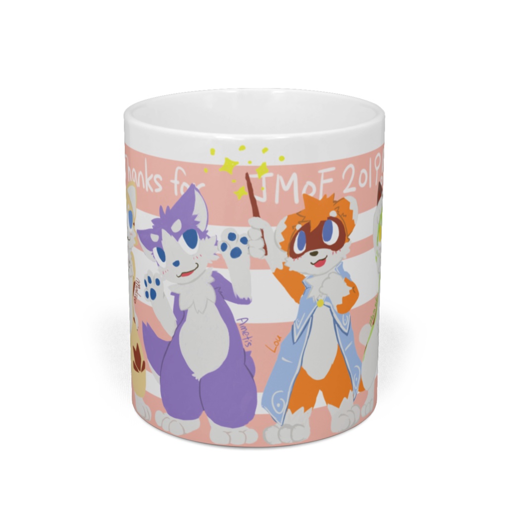 JMoF2019琉宇くんと仲間たちマグカップ(+Ametis ver.)