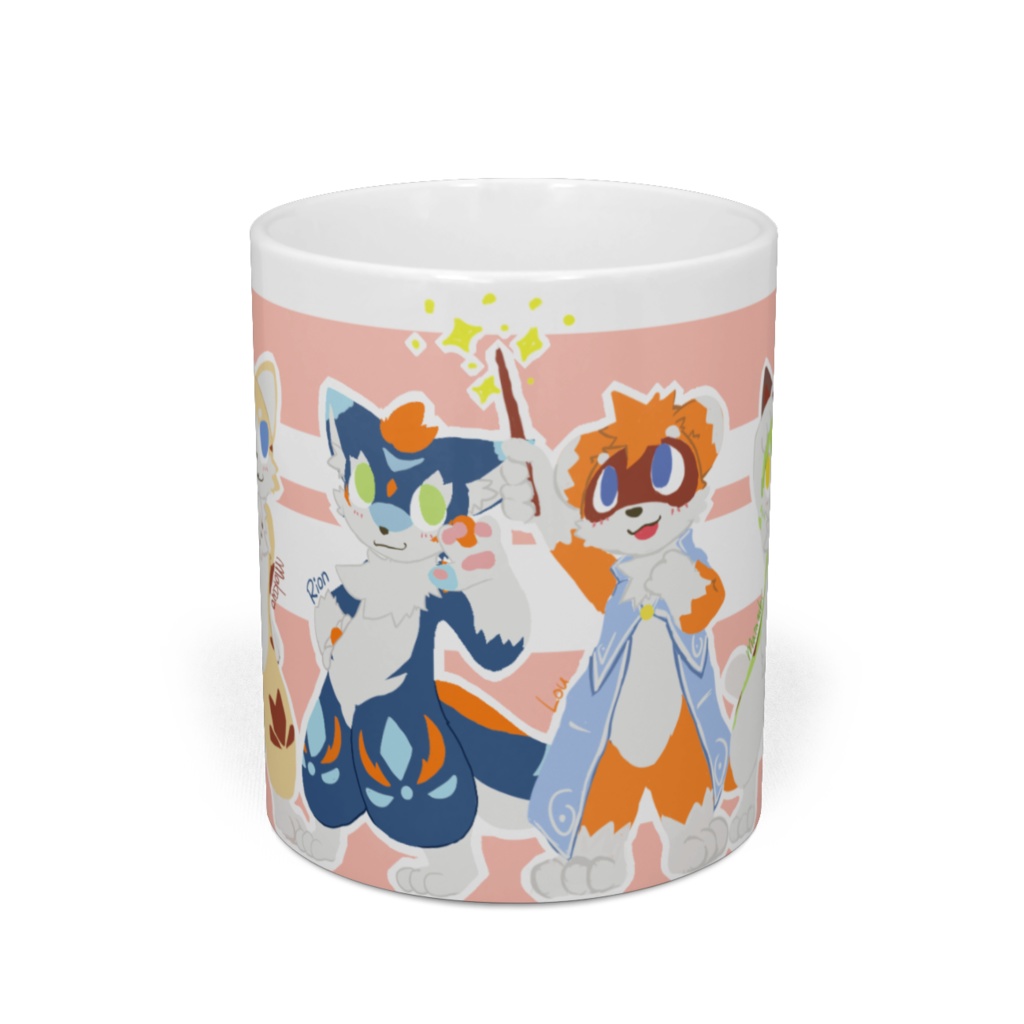 JMoF2019琉宇くんと仲間たちマグカップ(+Rion ver.)
