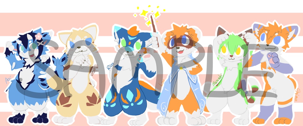 JMoF2019琉宇くんと仲間たちマグカップ(+Rion ver.)