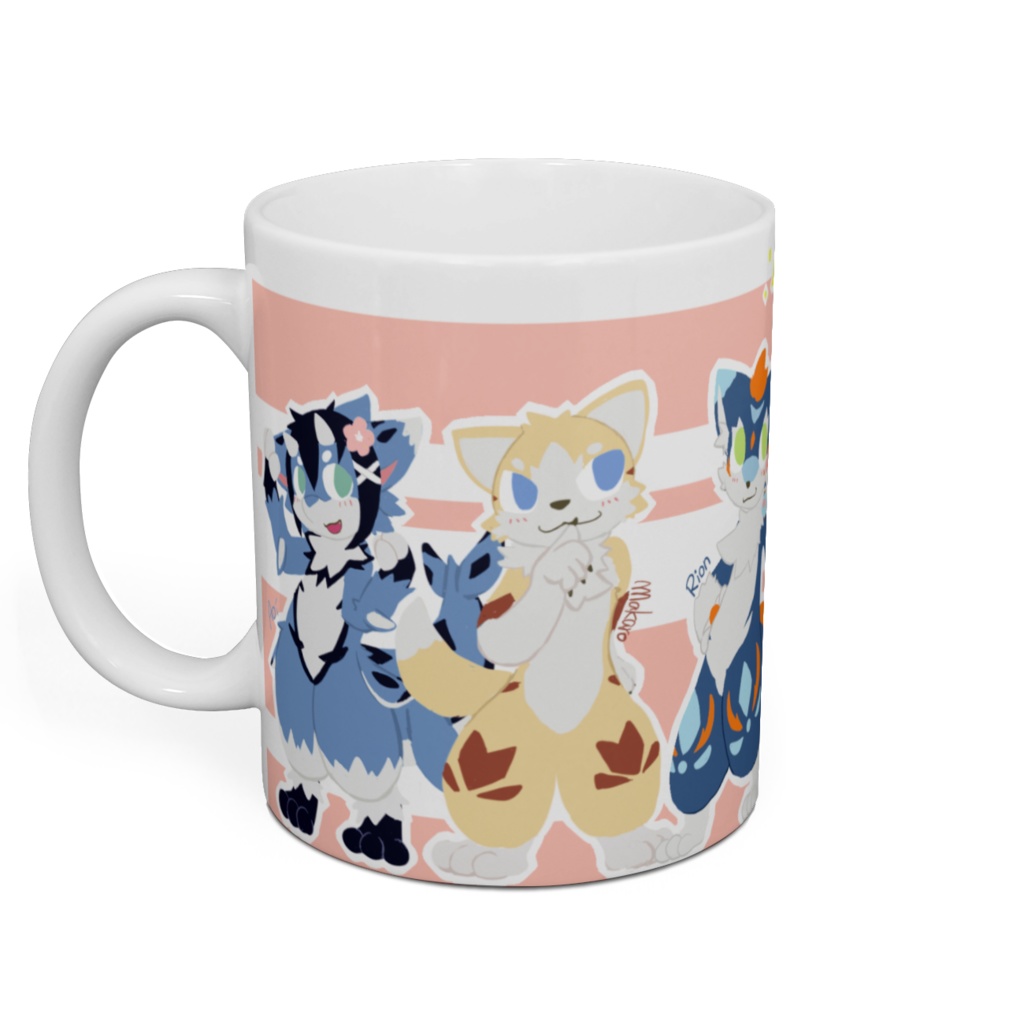 JMoF2019琉宇くんと仲間たちマグカップ(+Rion ver.)