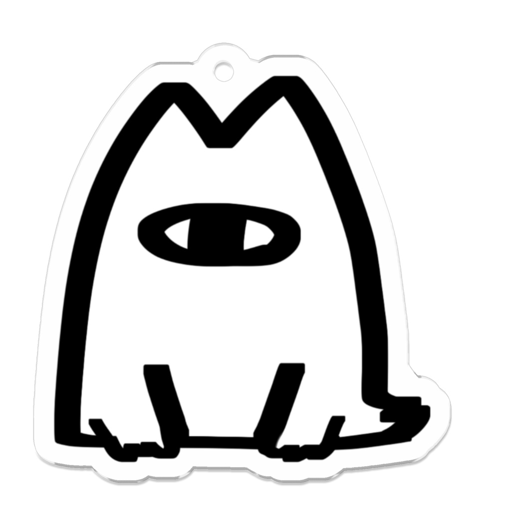 アス君　真顔キーホルダー