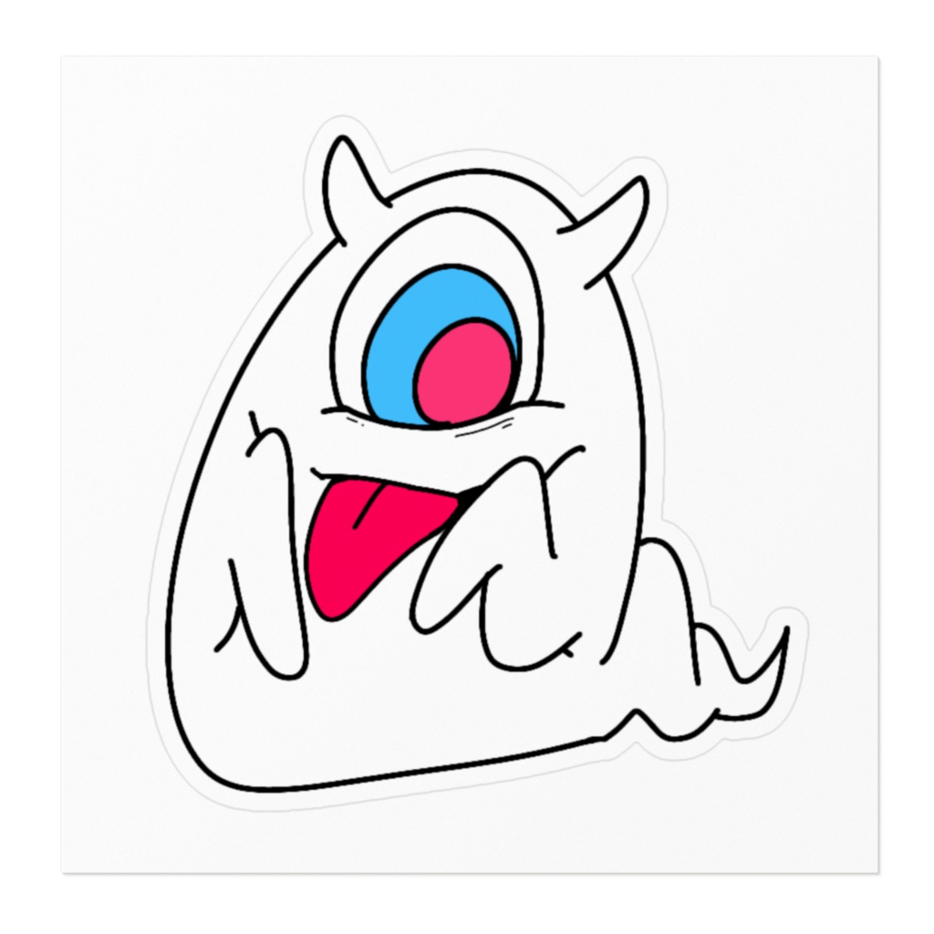 オバケのケイパーステッカー