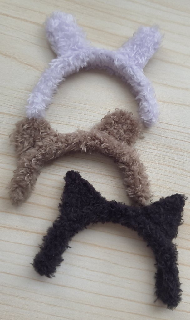 ぬい用アニマルカチューシャ