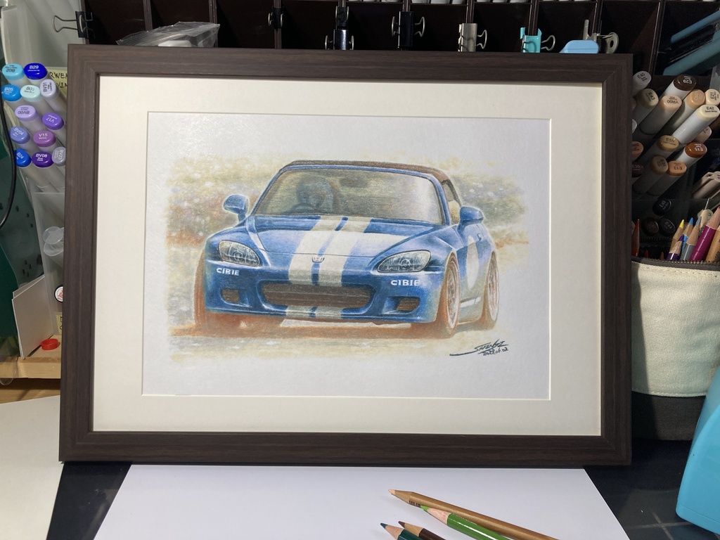 色鉛筆原画 s2000