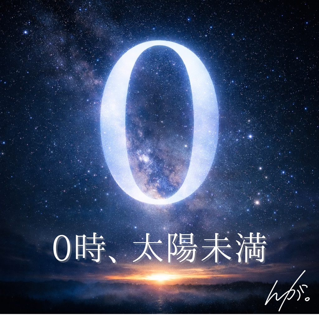 1stミニアルバム「0時、太陽未満」