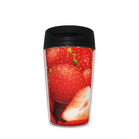いちごだらけのタンブラー(レッド/ピンク)