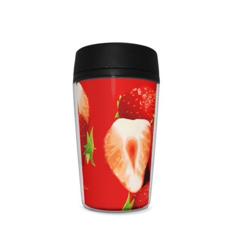 いちごだらけのタンブラー(レッド/ピンク)