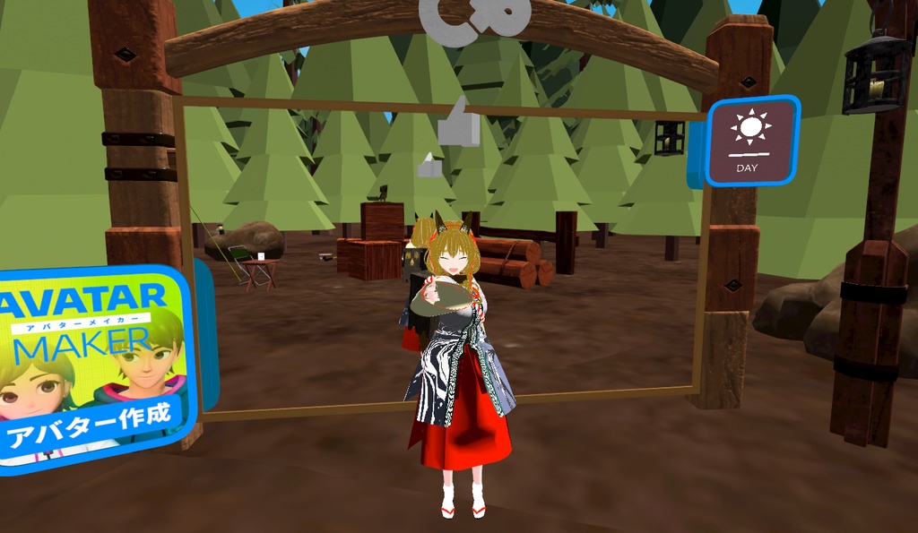 神職の狐娘 神狐・玉依姫(ミコ・タマヨヒメ)VRMアバター