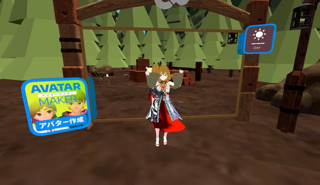 神職の狐娘 神狐・玉依姫(ミコ・タマヨヒメ)VRMアバター