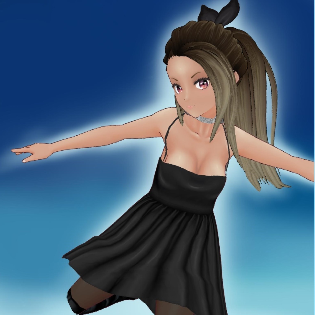 Ariana Grande Black Dress