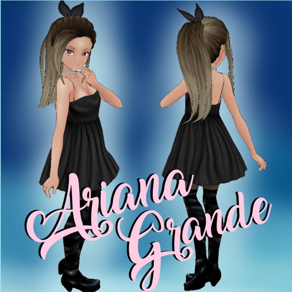 Ariana Grande Black Dress
