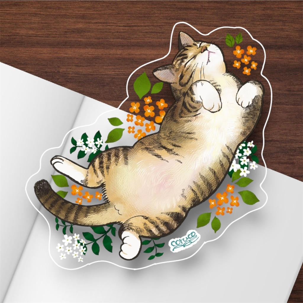 猫3匹のダイカットステッカー3種セット