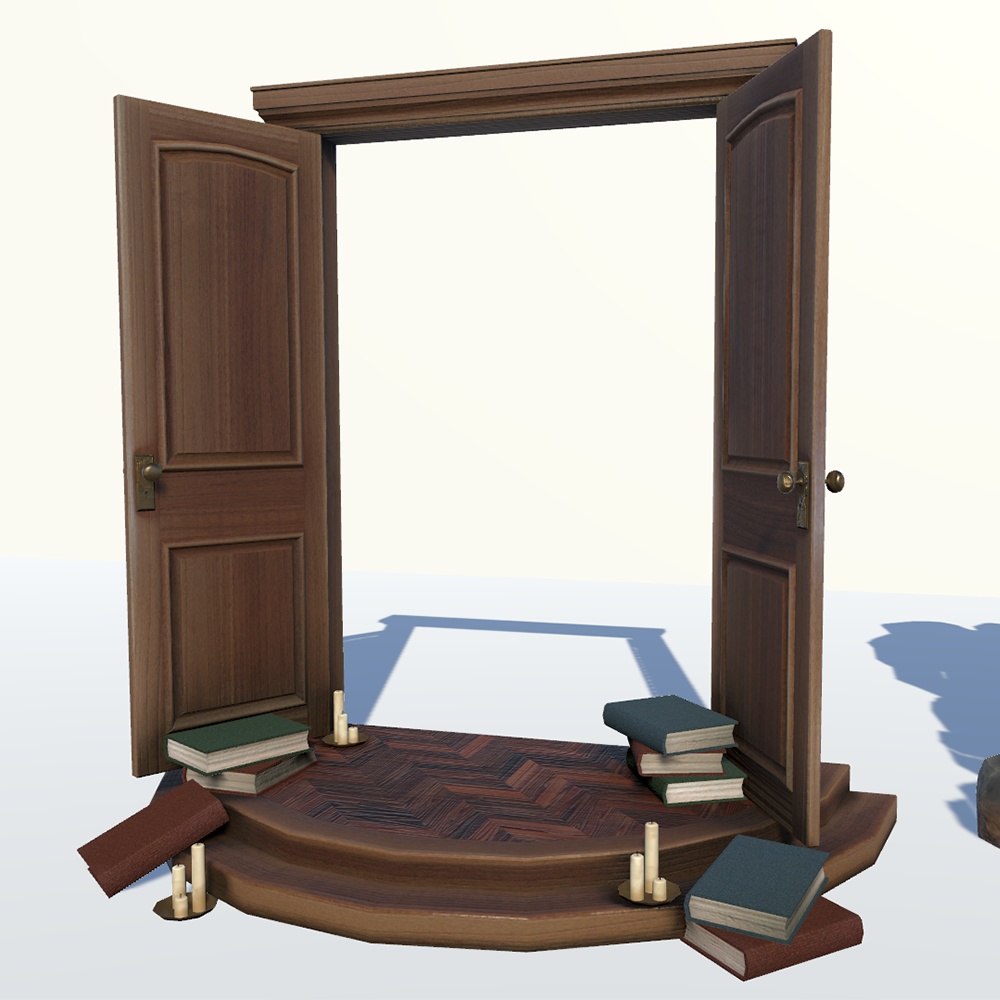 【VRChat想定】ゲートオーナメントセット【ポータルなどに!】