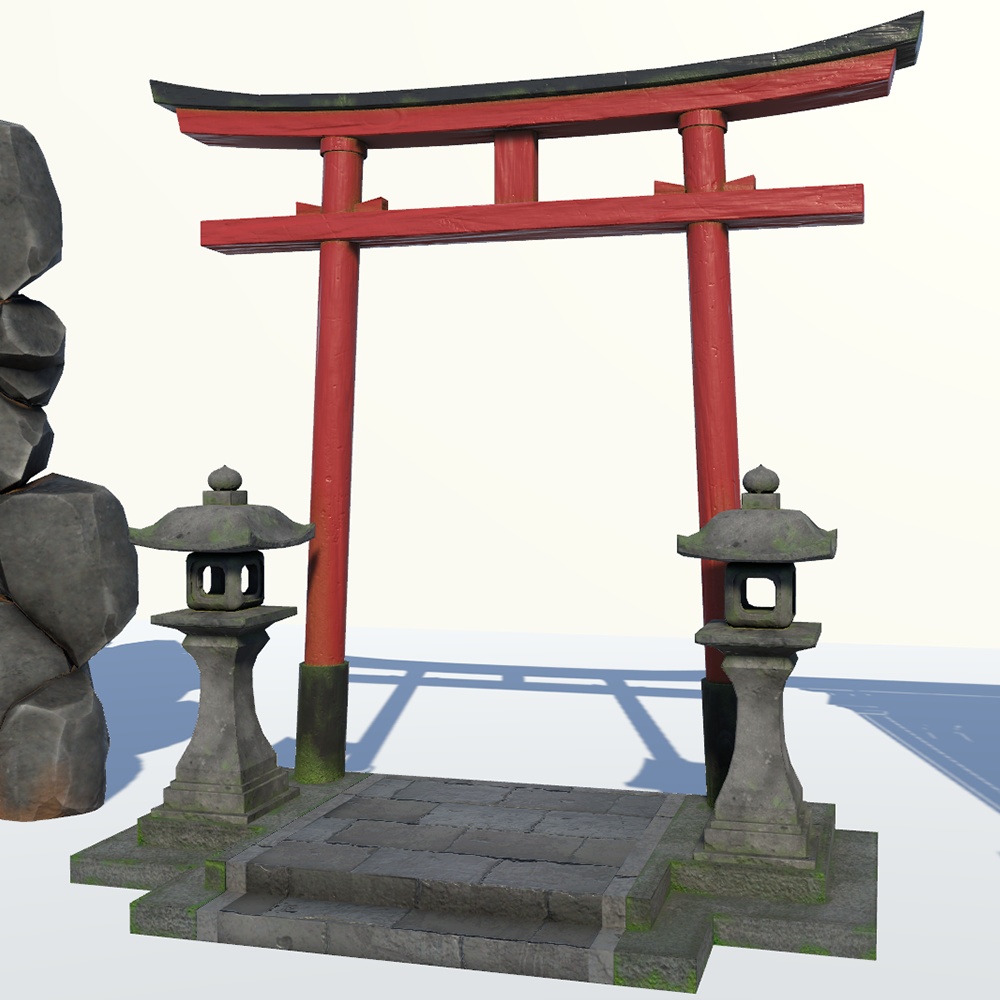 【VRChat想定】ゲートオーナメントセット【ポータルなどに!】