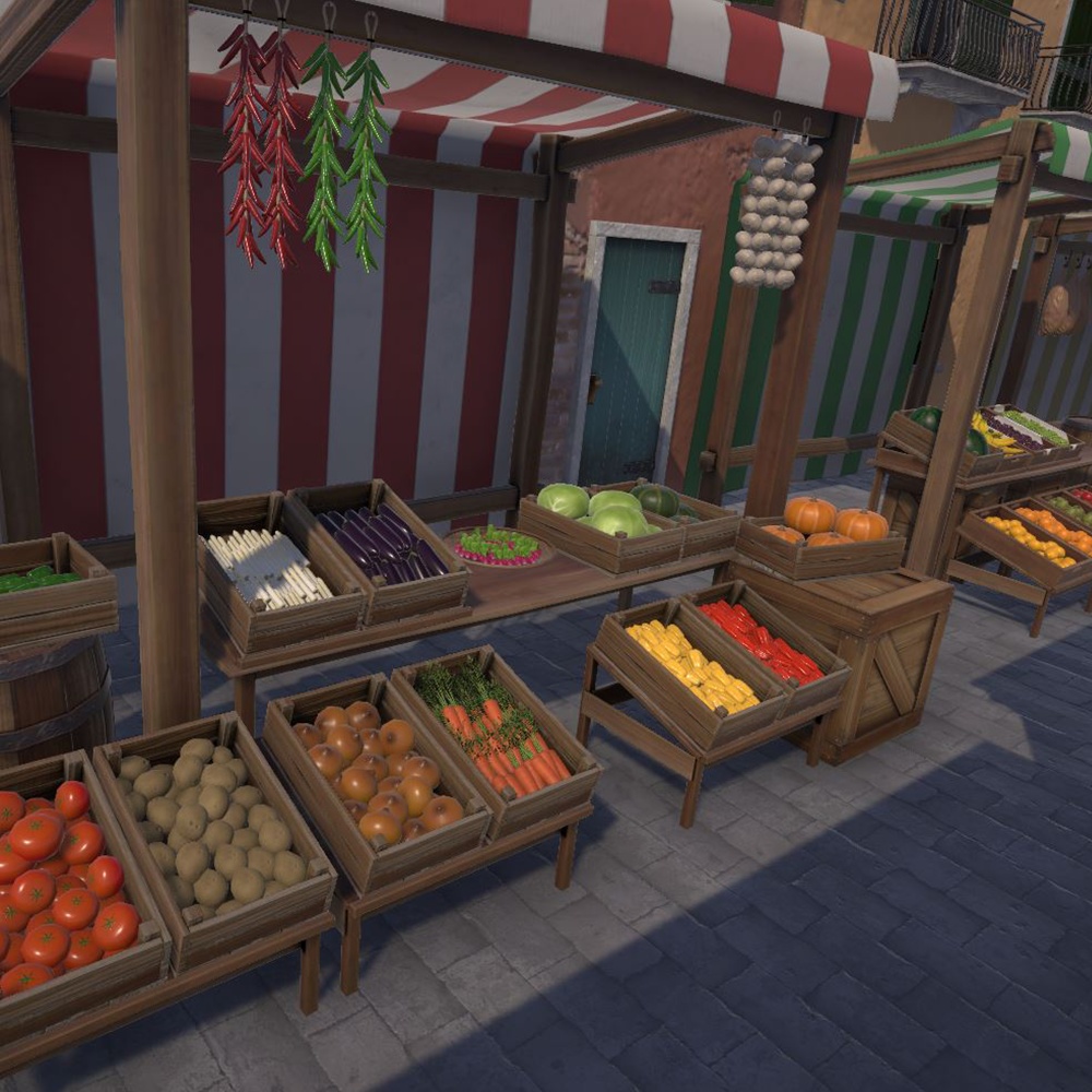 欧州風なマーケットセット(112種)