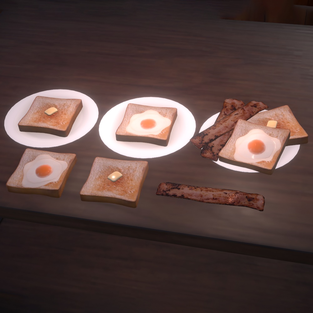 トーストと私的に嬉しいおかずセット