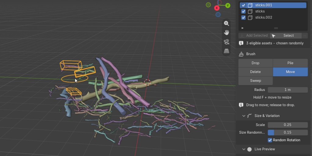 Physics Brush (Physics Painter Add-on)
