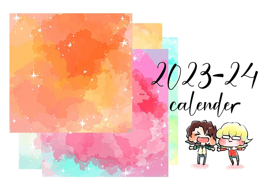 バディのもぐもぐフルーツ卓上カレンダー